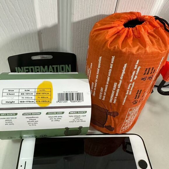 Outdoor High Density Mesh Jacket with Face Covering and Gloves - Picture 8 of 8